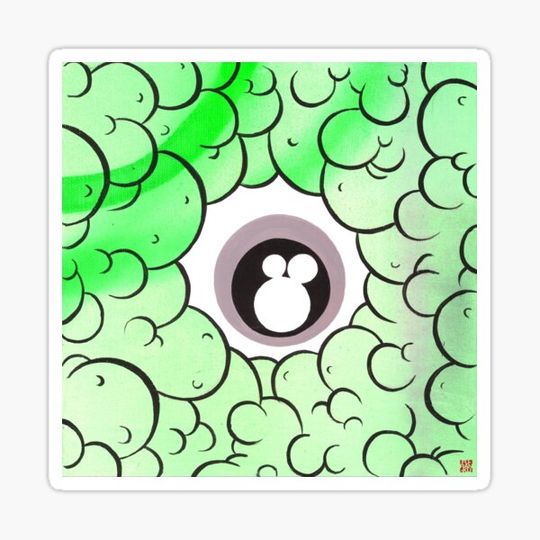 Discover Peepping Eyeball (Green)