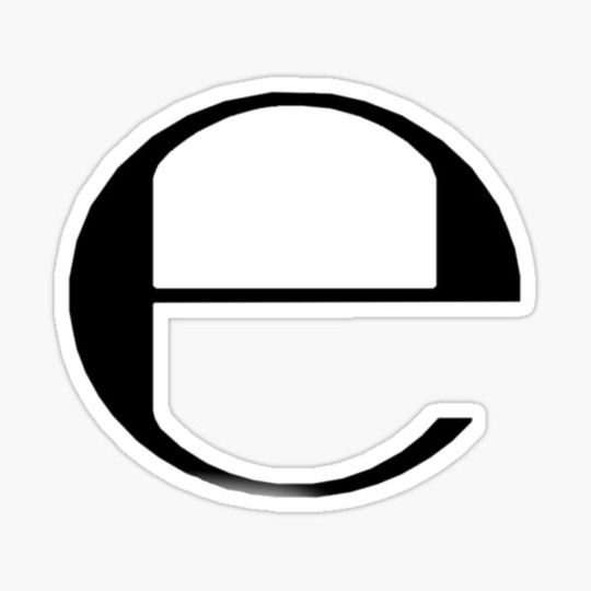 Discover ecco2k album E drain gang sticker
