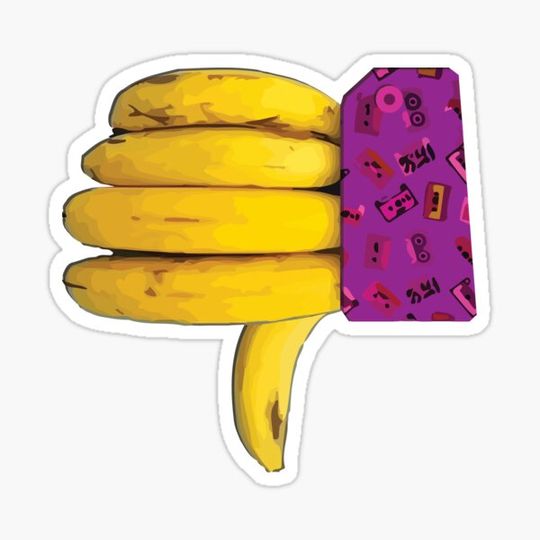 Discover Funny Banana | Banana Thumbs Down | DISLIKE icon
