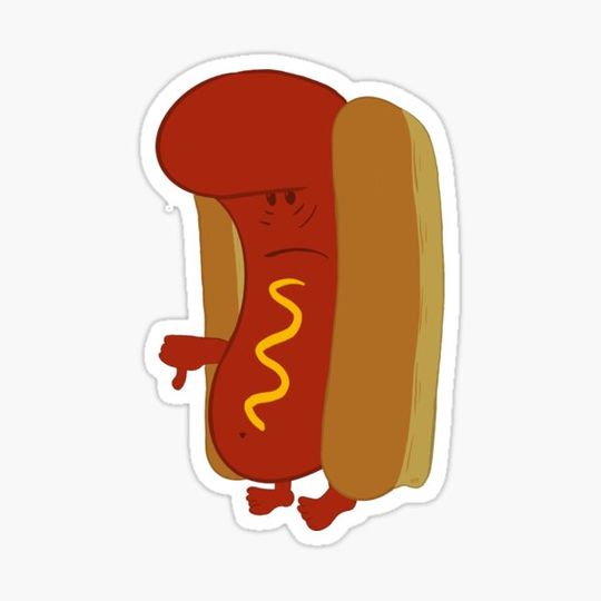 Discover Hotdog monster thumbs down