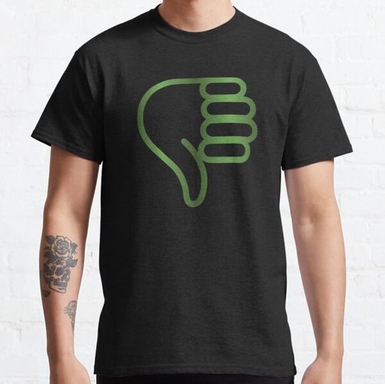 Discover Thumbs Down Design green