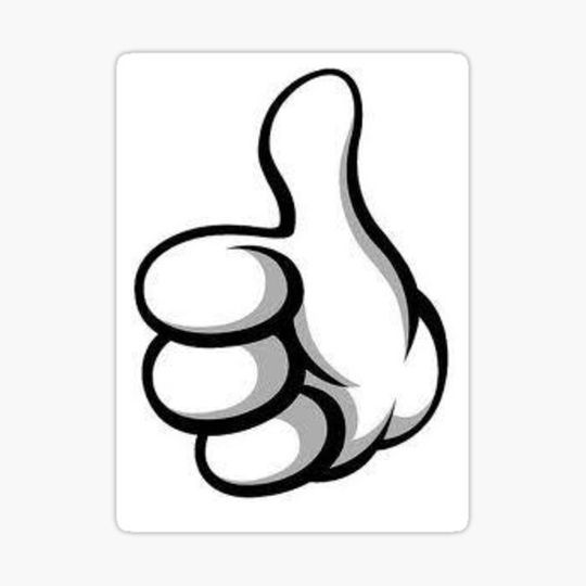 Discover thumbs up