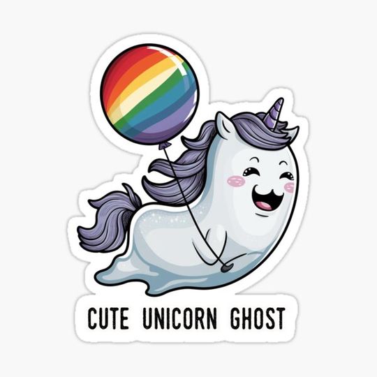 Discover Cute Unicorn Ghost