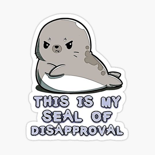 Discover This is my seal of disapproval