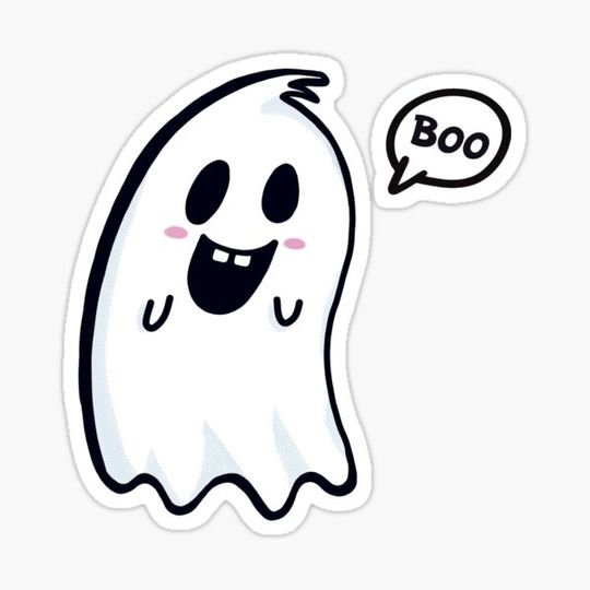 Discover Super Cute Ghost - Boo