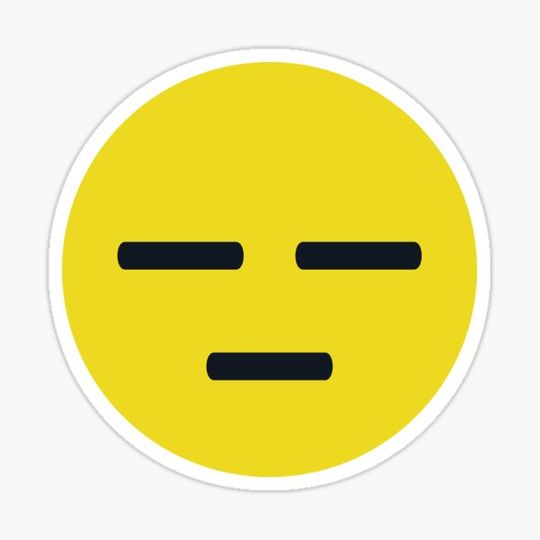 Discover Expressionless, Neutral Face Smiley, Straight Mouth, Emoticon, Cute and Funny Emoji