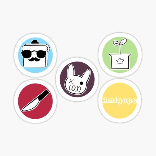 Discover Amigops Sticker Sheet