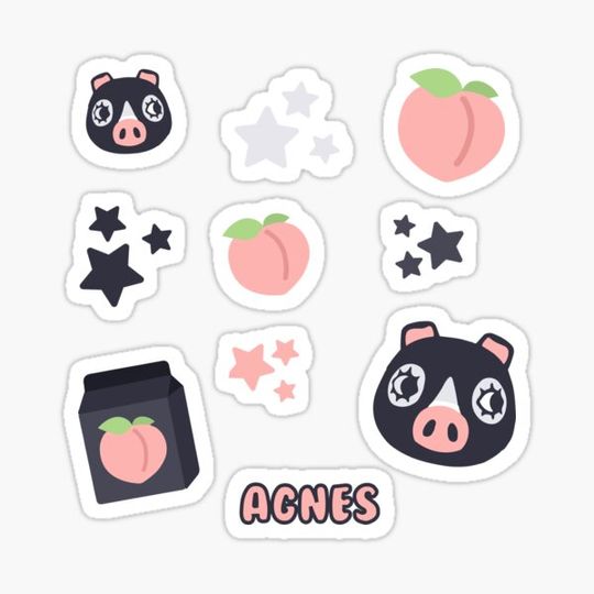 Discover Agnes Sticker Sheet