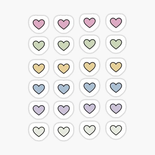 Discover Pastel Heart Pack