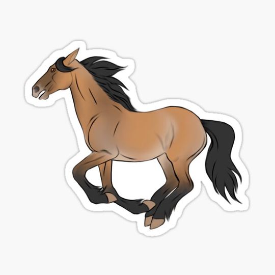 Discover Run run as fast as you can. Buckskin dun horse