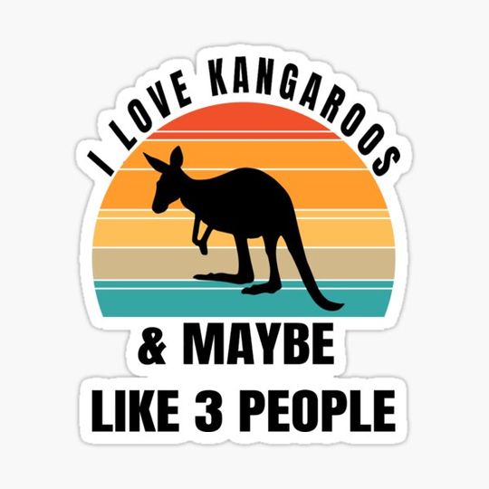 Discover I love kangaroos and maybe 3  people