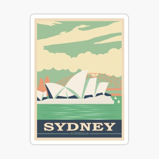 Discover Vintage Travel Poster