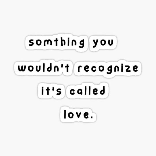 Discover it's called love