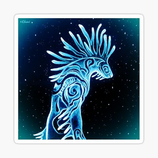 Discover Nightwalker - Twilight Teal - “Ominous” Inktober Prompt