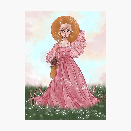 Discover Cottagecore Flower Picker Print