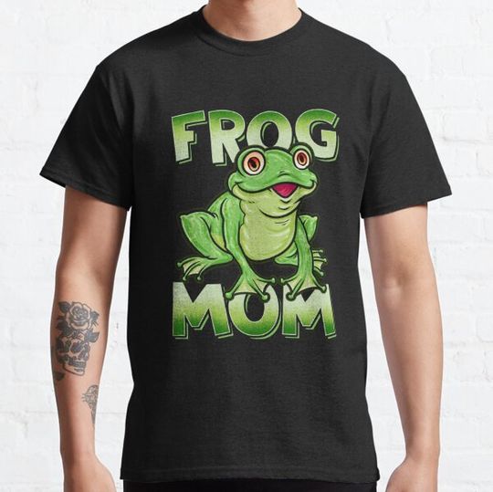 Discover Frog Mom Cute Frog Lover Graphic Design