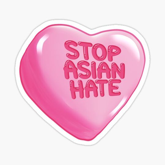 Discover Stop Asian Hate Heart