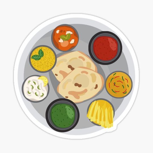 Discover Thali Sticker