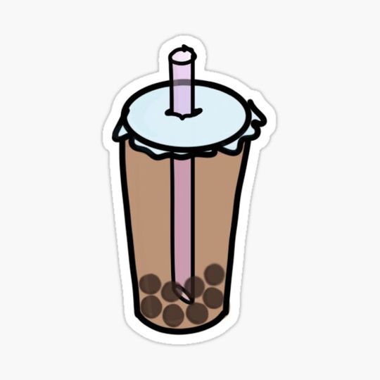 Discover Bubble Tea Sticker