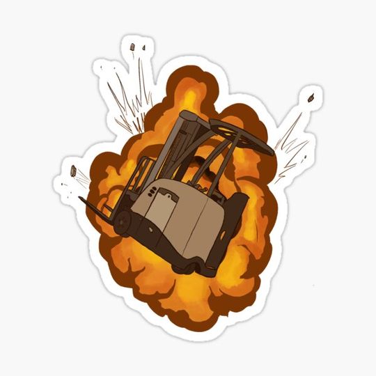 Discover Cool Forklifts Don't Look At Explosions