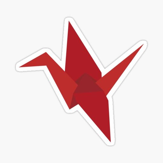 Discover Red Origami Crane