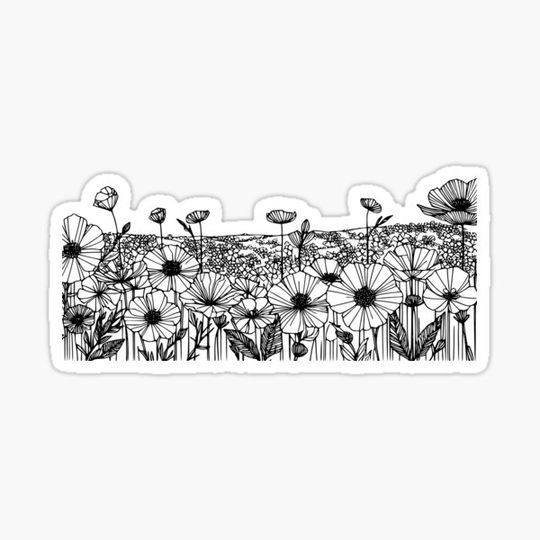 Discover A simple field of flowers