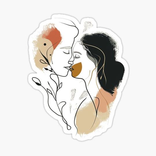 Discover Whispers of Intimacy: Line Art Love
