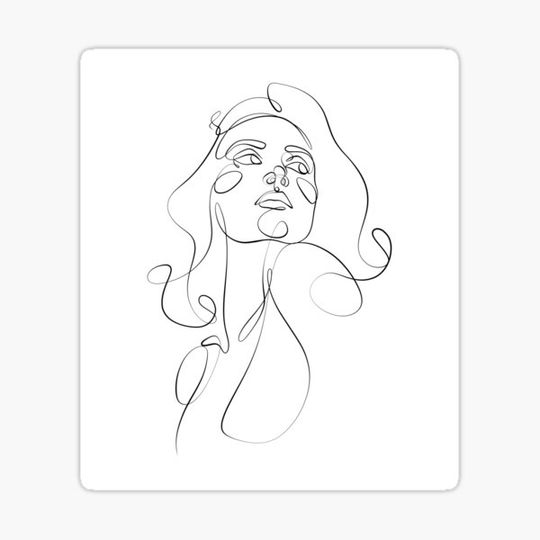Discover Female One line drawing