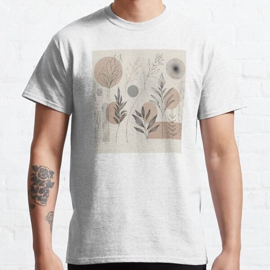 Discover Cute Floral Print in Warm Brown Colors