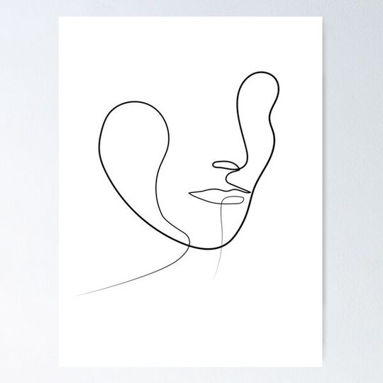 Discover Abstract Face| One Line Artist | Minimal Art | One Line Art | Minimalist