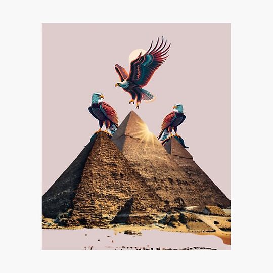 Discover Egyptian pyramids And the eagles