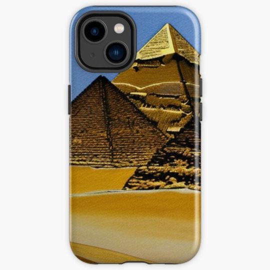 Discover Golden Egypian pyramids