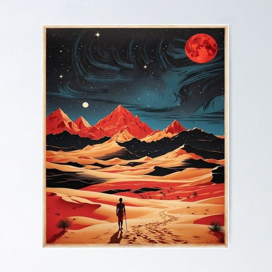 Discover Egypt Pyramids of Giza Vintage Poster Tourism