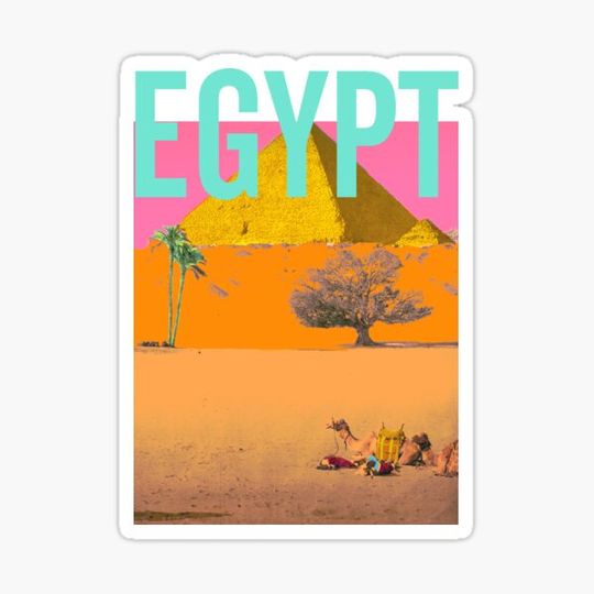 Discover beautiful view of pyramids in egypt, impressive wonder of the world with camel