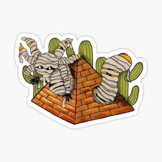 Discover Halloween Mummy Axolotl