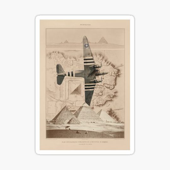 Discover C- 47 SKYTRAIN ABOVE THE GREAT PYRAMIDS OF GIZA