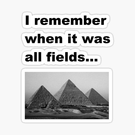 Discover when it was all fields