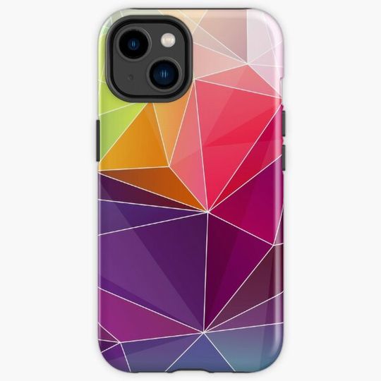 Discover Geometric Background Abstract Colorful  Diamond Triangles Pattern