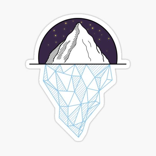 Geometric Iceberg Lots o' Lines