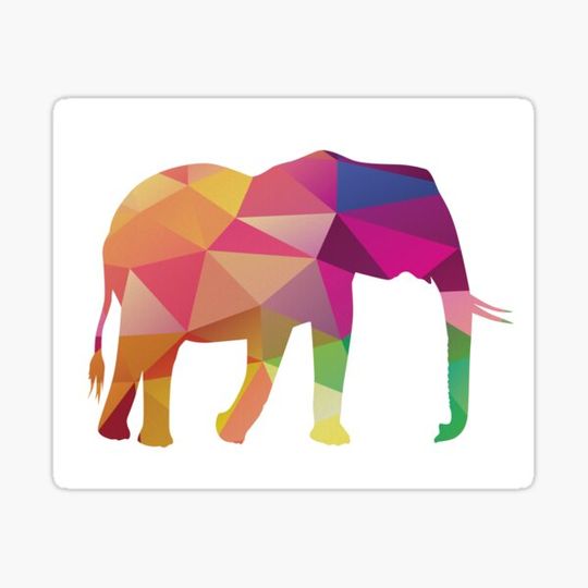 Discover Geometric Elephant