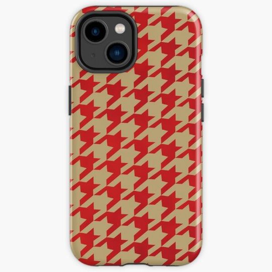 Discover beige red geometric pattern Shemagh Keffiyeh