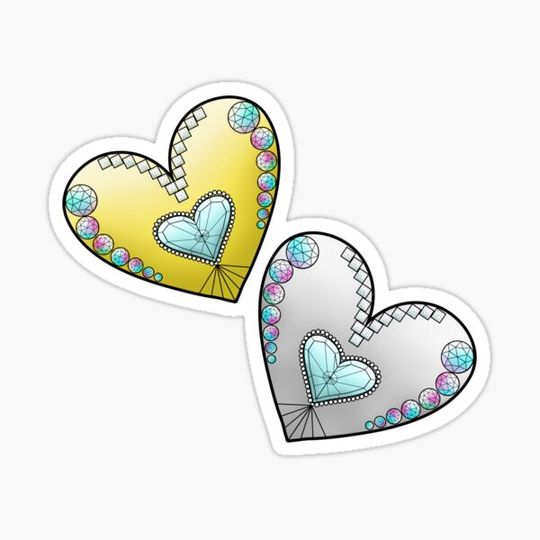 Discover Gold n Silver Heart Lockets