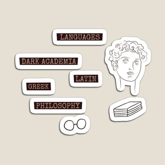 Discover Dark Academia Sticker Pack