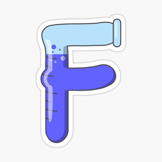 Discover Test Tube Letter F