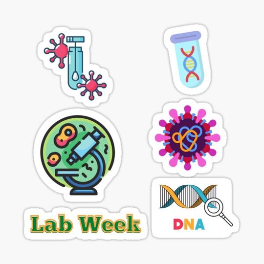 Discover Lab Week Sticker Bundle