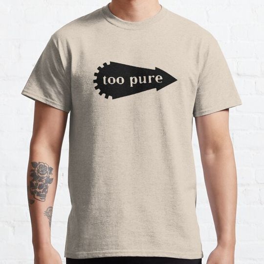 Discover Too Pure indie record label design Black