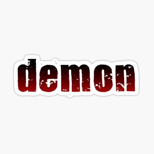 Discover Demon Black to Red Graphic Print