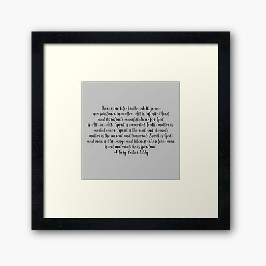 Discover Scientific Statement of Being Mary Baker Eddy