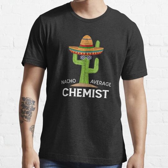 Discover Fun Funny chemist Humor Gifts, Funny Cactus illustration distressed Design Meme Saying chemist Dad Husband Christmas Fathers Day Gift