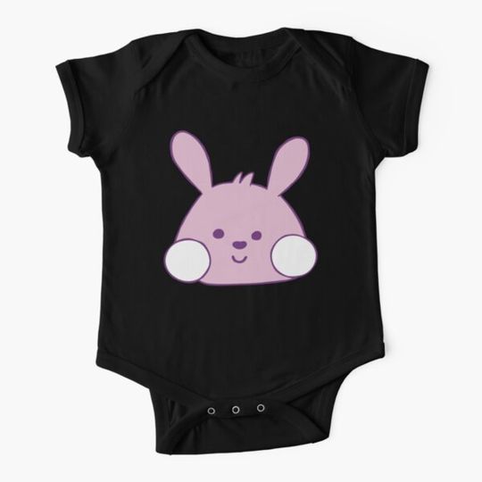 Discover cute colorful rabbit little